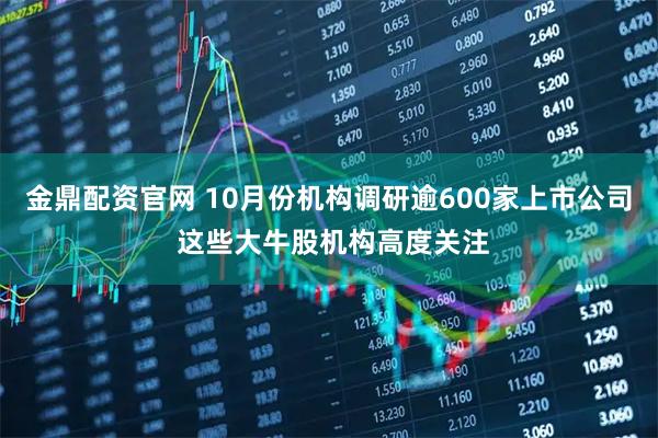 金鼎配资官网 10月份机构调研逾600家上市公司 这些大牛股机构高度关注