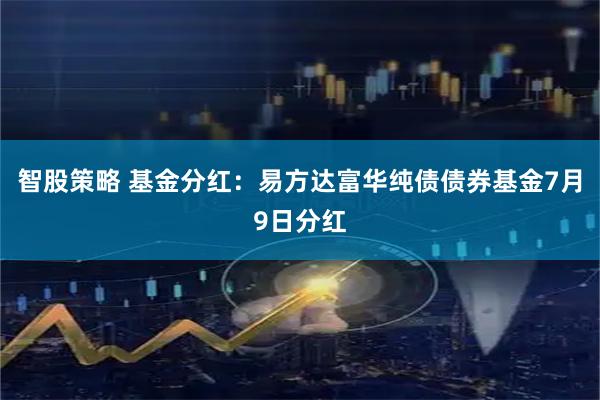 智股策略 基金分红:易方达富华纯债债券基金7月9日分红